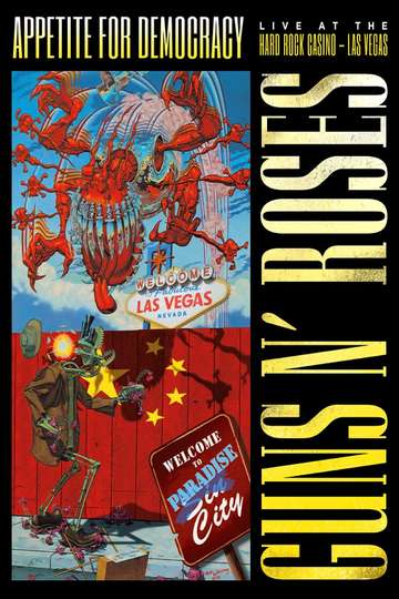 Guns N Roses Appetite for Democracy  Live at the Hard Rock Casino Las Vegas Poster