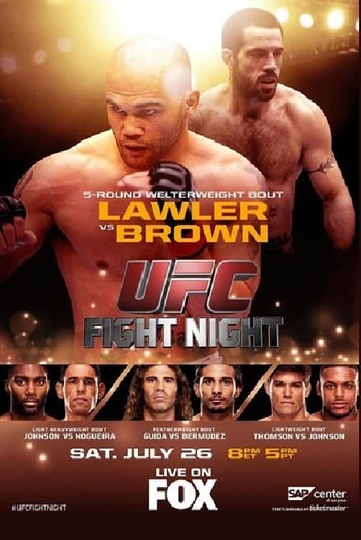 UFC on Fox 12 Lawler vs Brown