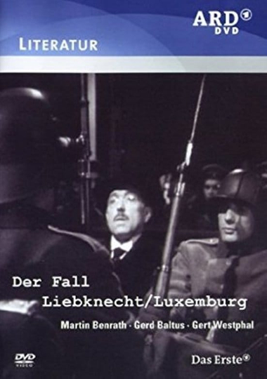 Der Fall Liebknecht-Luxemburg Poster