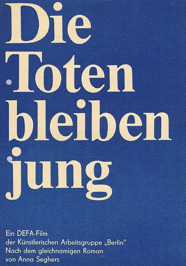 Die Toten bleiben jung Poster