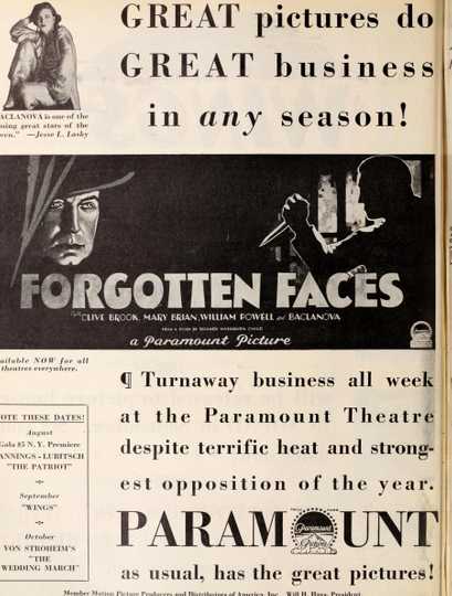 Forgotten Faces Poster