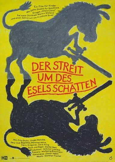 Der Streit um des Esels Schatten Poster