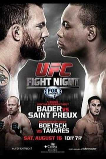 UFC Fight Night 47 Bader vs St Preux