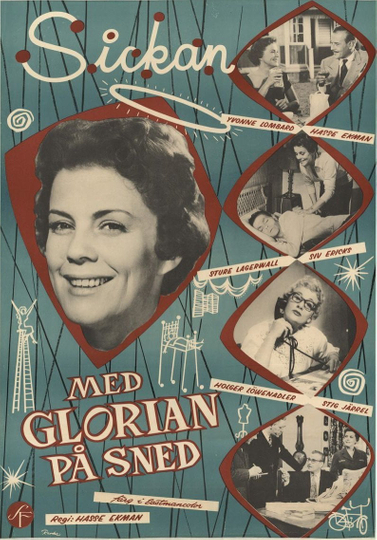 Med glorian på sned Poster