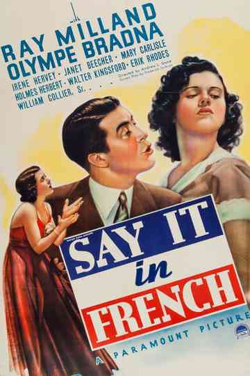 Say It in French Poster