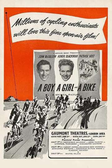 A Boy a Girl and a Bike Poster