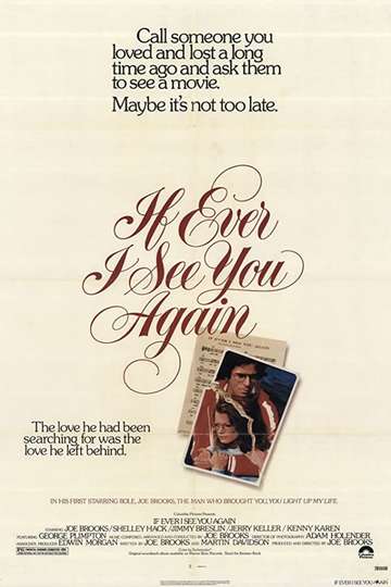 If Ever I See You Again Poster