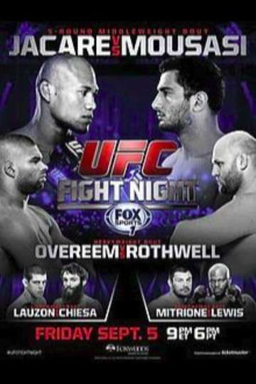 UFC Fight Night 50 Jacare vs Mousasi