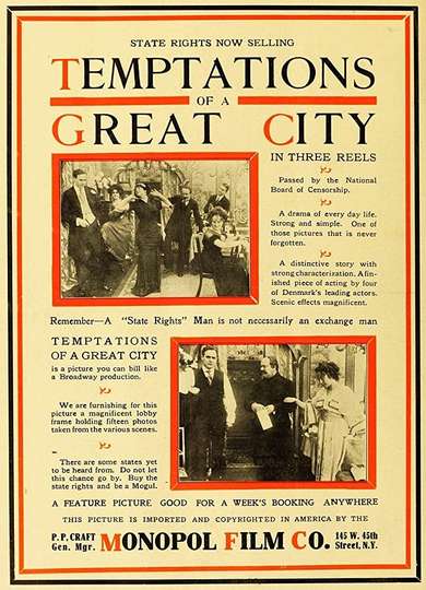 Temptations of a Great City Poster