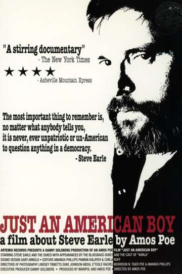 Just an American Boy A Film About Steve Earle Poster