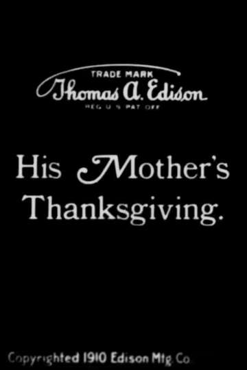 His Mother's Thanksgiving Poster