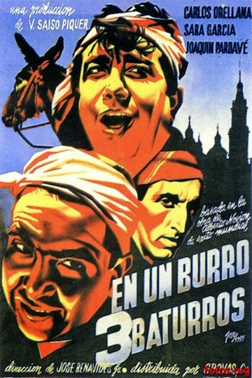 En un burro tres baturros Poster