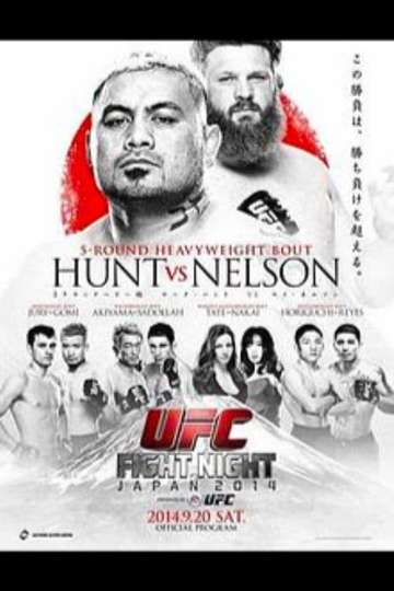 UFC Fight Night 52 Hunt vs Nelson Poster