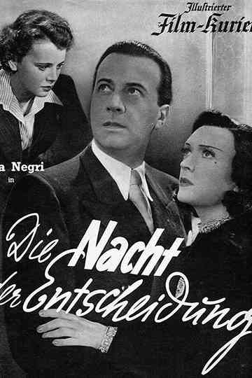 Die Nacht der Entscheidung Poster