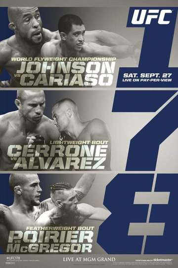 UFC 178 Johnson vs Cariaso Poster
