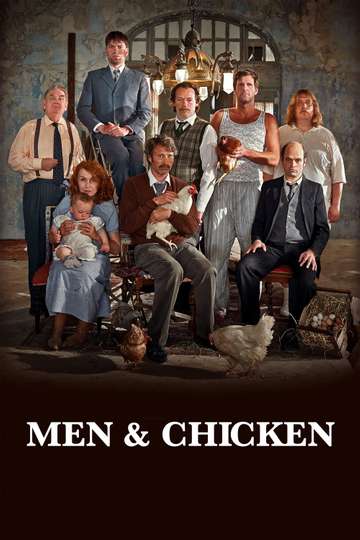 Men & Chicken Poster