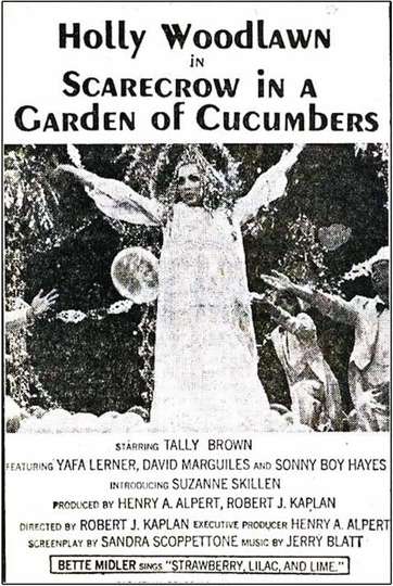 Scarecrow in a Garden of Cucumbers Poster