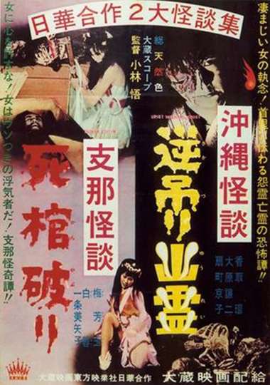 Okinawan Horror UpsideDown Ghost  Chinese Horror Breaking a Coffin Poster