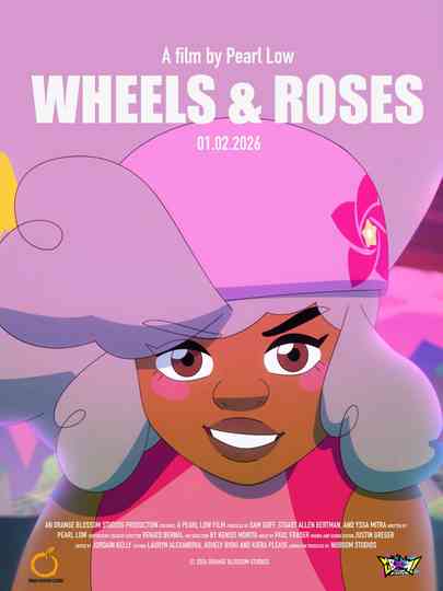 WHEELS & ROSES Poster