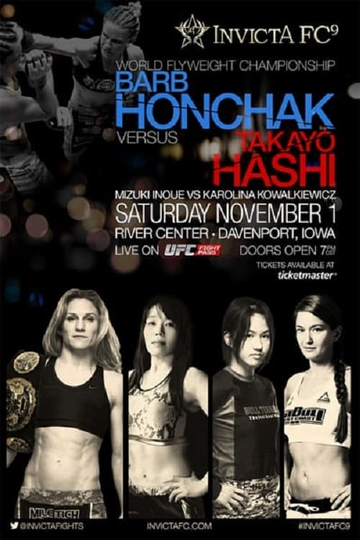 Invicta FC 9 Honchak vs Hashi Poster