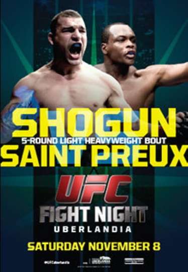 UFC Fight Night 56 Shogun vs Saint Preux Poster