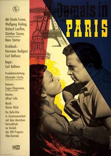 Damals in Paris Poster
