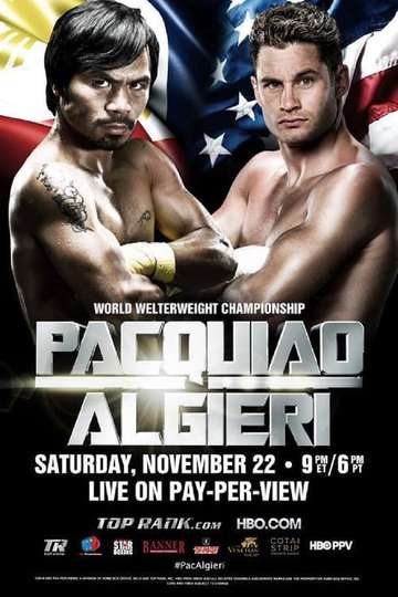 Manny Pacquiao vs Chris Algieri Poster
