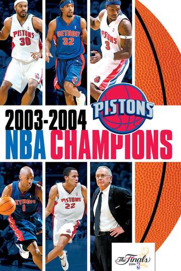 20032004 NBA Champions  Detroit Pistons Poster