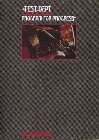 Test Dept Program For Progress Poster