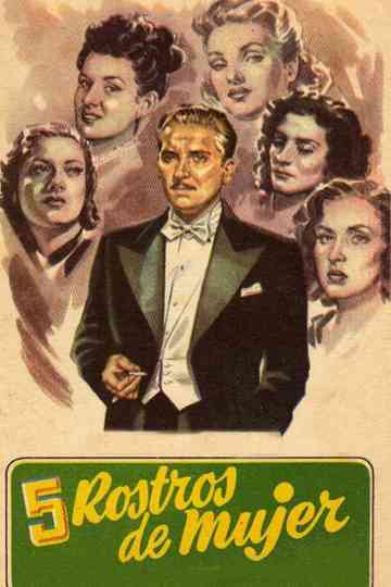 Cinco rostros de mujer