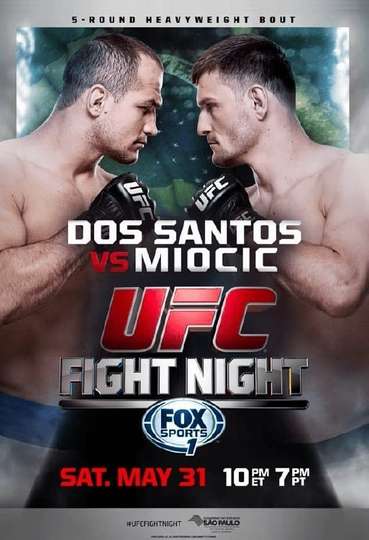 UFC on Fox 13 Dos Santos vs Miocic Poster