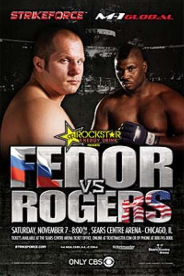 Strikeforce Fedor vs Rogers Poster
