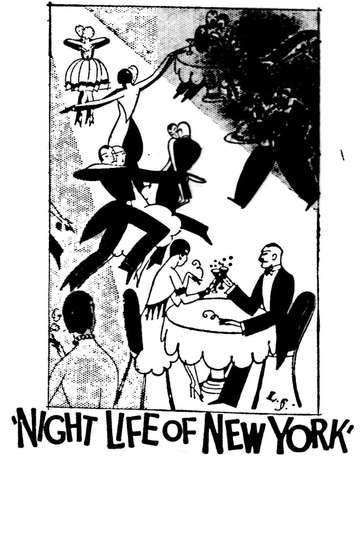 Night Life of New York Poster