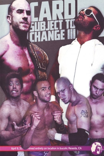 PWG Card Subject To Change III