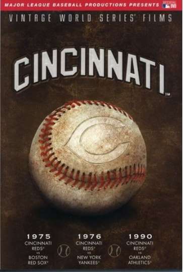 MLB Vintage World Series Films  Cincinnati Reds 1975 1976 1990 Poster