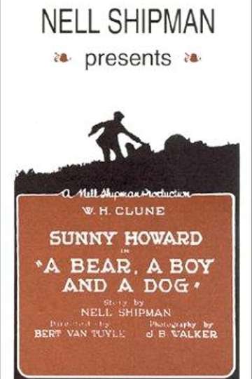 A Bear a Boy and a Dog Poster