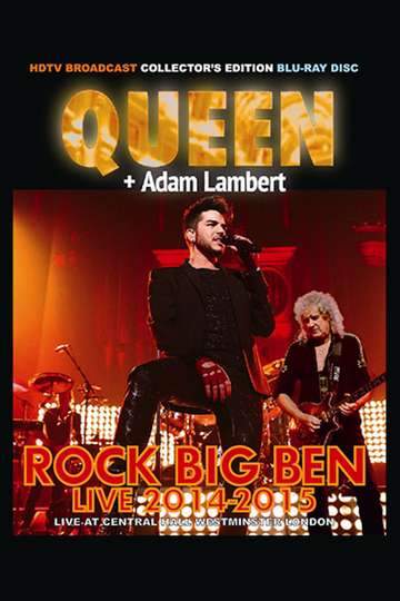 Queen  Adam Lambert Rock Big Ben Live Poster