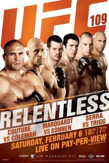 UFC 109 Relentless Poster