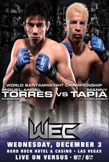WEC 37 Torres vs Tapia Poster
