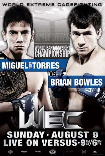 WEC 42 Torres vs Bowles Poster