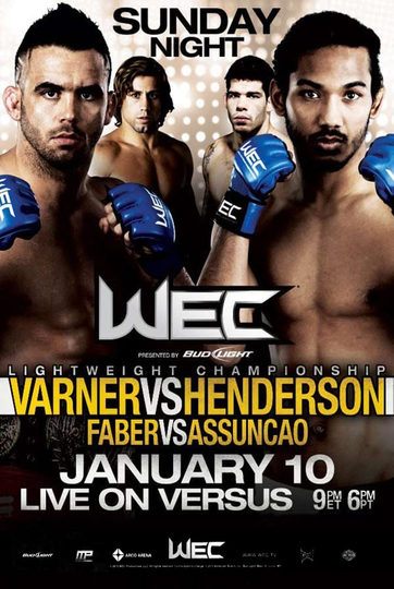 WEC 46 Varner vs Henderson Poster