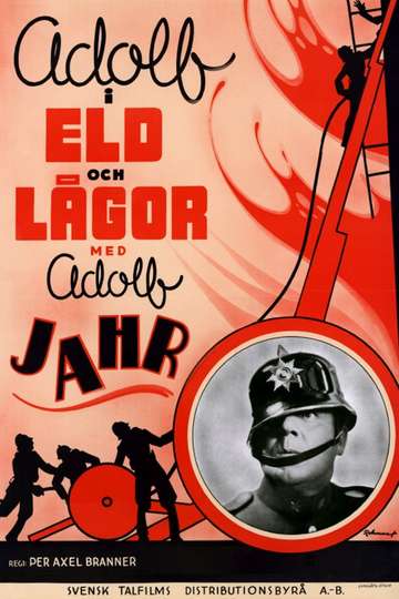 Adolf i eld och lågor Poster
