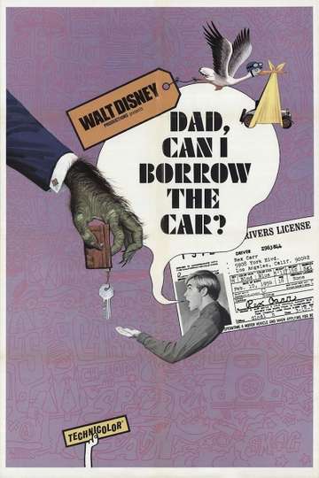 Dad Can I Borrow the Car Poster