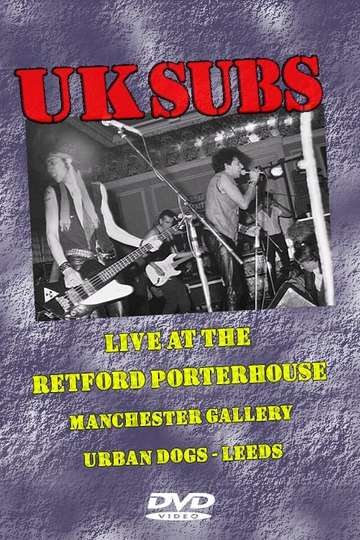 UK Subs Live at Retford Porterhouse  Manchester Gallery Poster