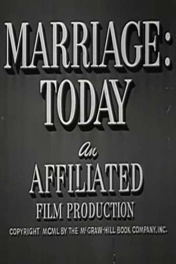 Marriage Today Poster