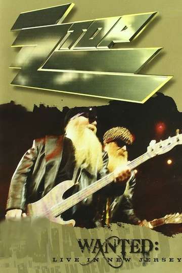 ZZ Top  Wanted  Live In New Jersey Poster