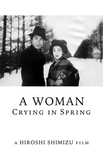 A Woman Crying in Spring Poster