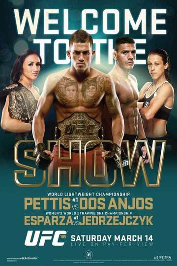 UFC 185 Pettis vs Dos Anjos Poster