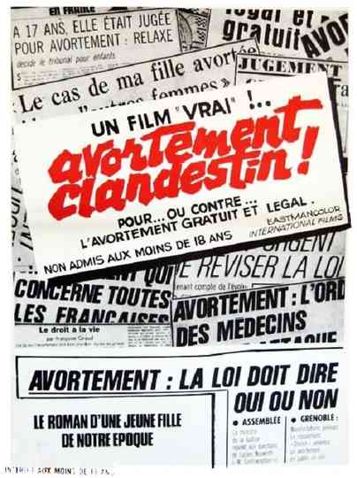 Avortement clandestin! Poster