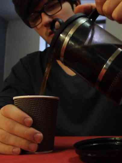 The Man Who Became Coffee Poster